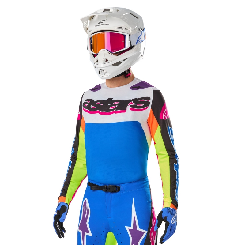 Motokrosový dres Alpinestars Supertech SX limitovaná edice HAY multicolor