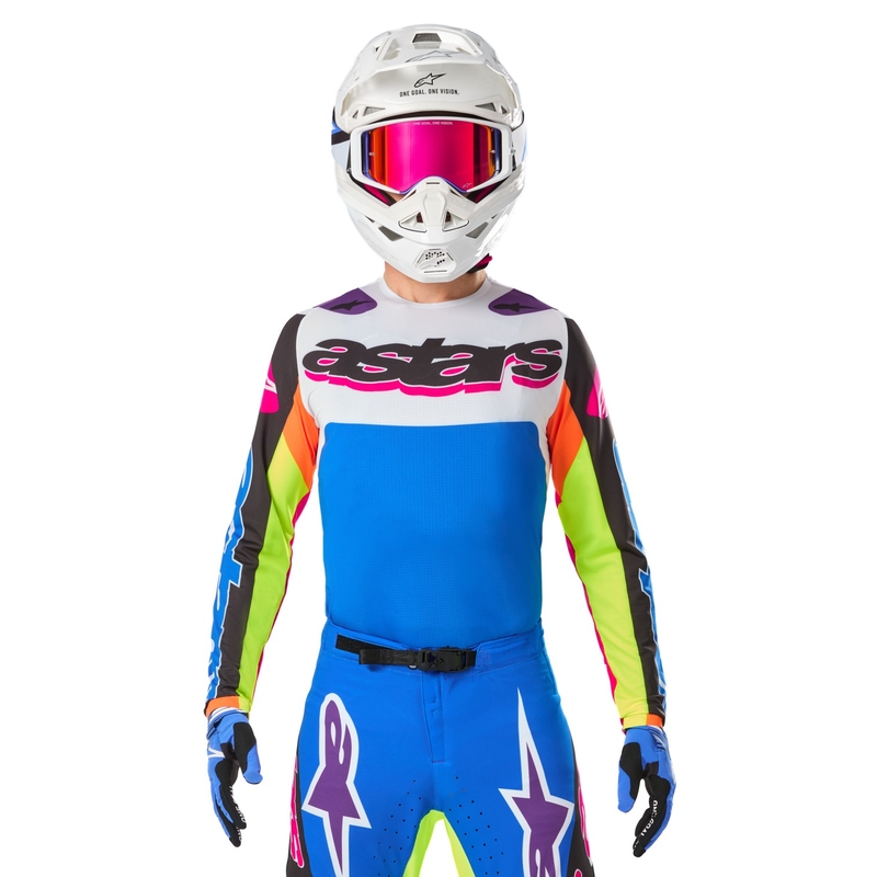 Motokrosový dres Alpinestars Supertech SX limitovaná edice HAY multicolor