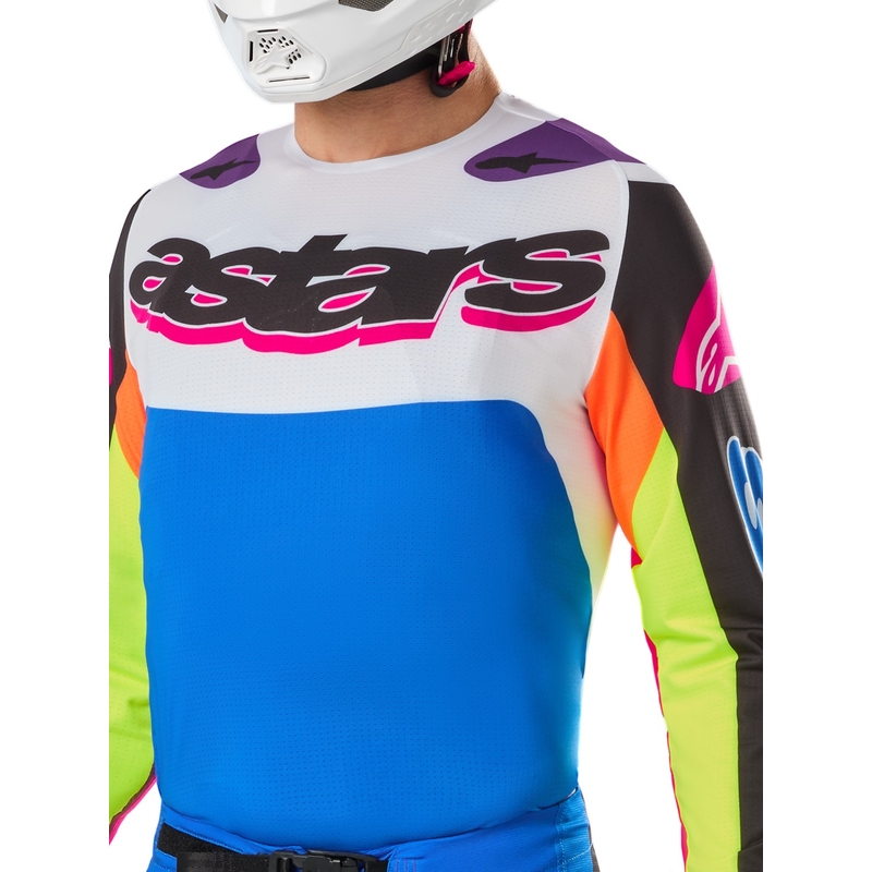 Motokrosový dres Alpinestars Supertech SX limitovaná edice HAY multicolor