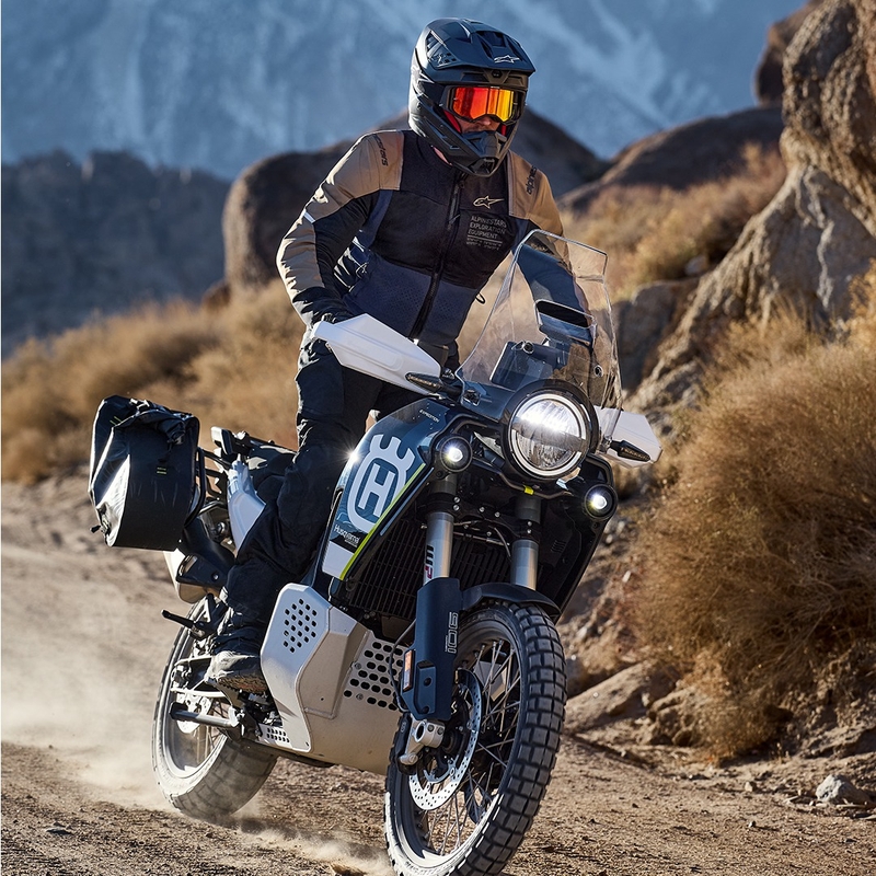 Bunda na motorku Alpinestars ST-2 Air tmavě modro-tmavě khaki-černá