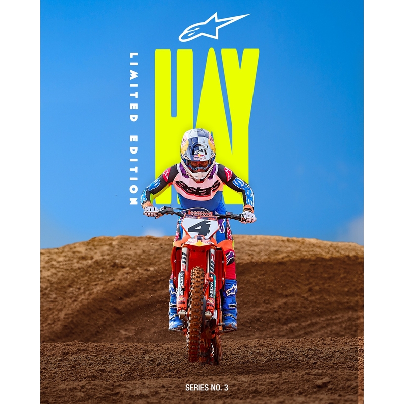 Motokrosové kalhoty Alpinestars SUPERTECH limitovaná edice HAY multicolor