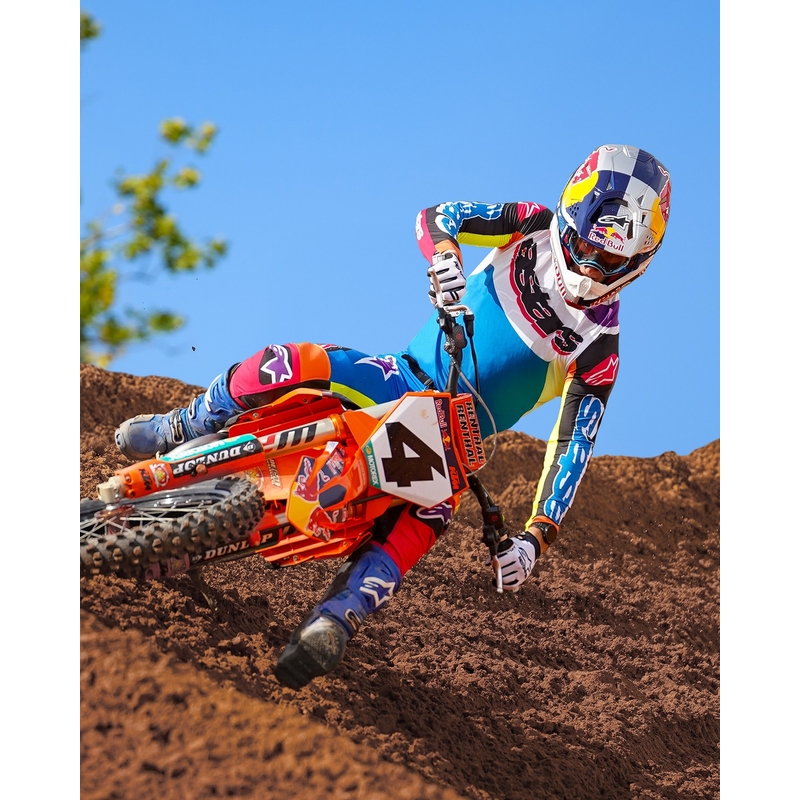 Motokrosové kalhoty Alpinestars SUPERTECH limitovaná edice HAY multicolor