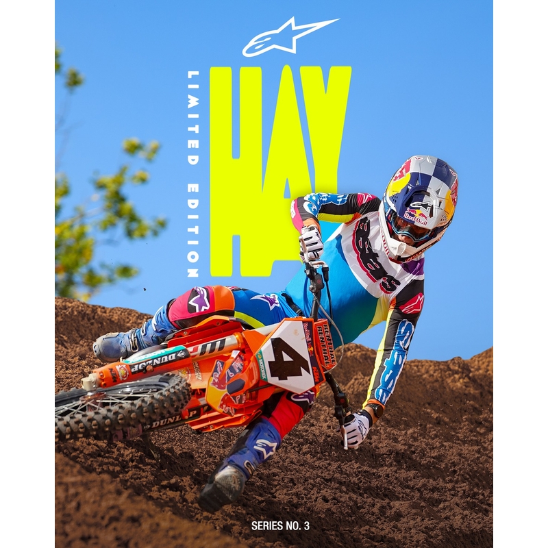 Motokrosové kalhoty Alpinestars SUPERTECH limitovaná edice HAY multicolor