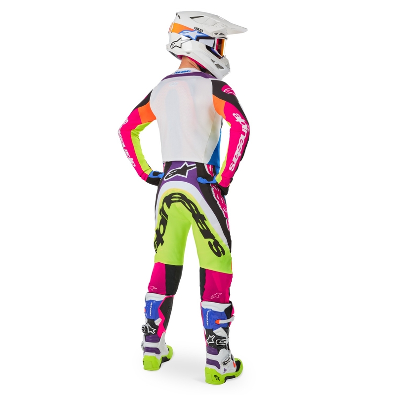 Motokrosové kalhoty Alpinestars SUPERTECH limitovaná edice HAY multicolor
