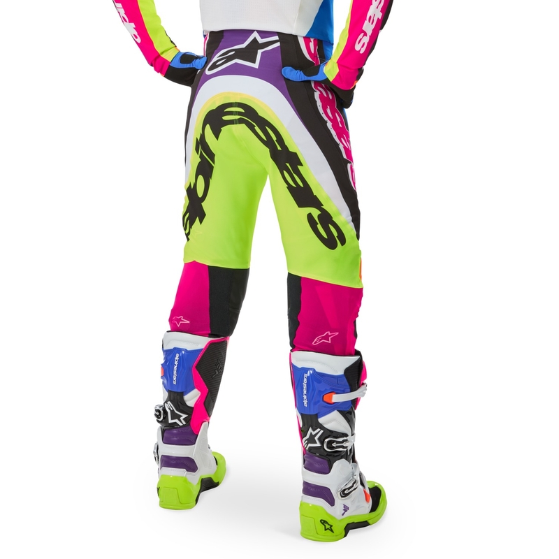 Motokrosové kalhoty Alpinestars SUPERTECH limitovaná edice HAY multicolor