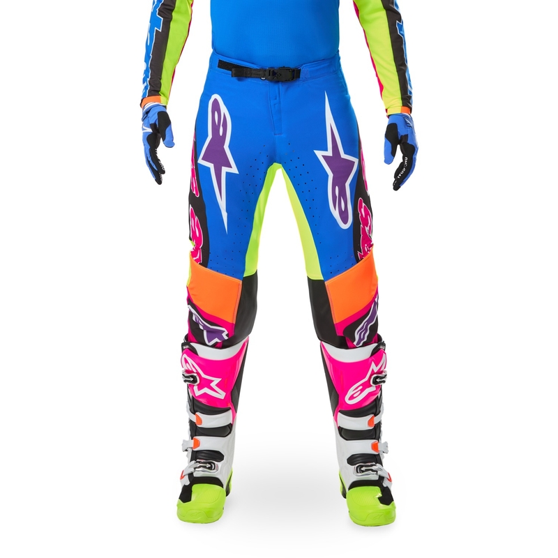 Motokrosové kalhoty Alpinestars SUPERTECH limitovaná edice HAY multicolor