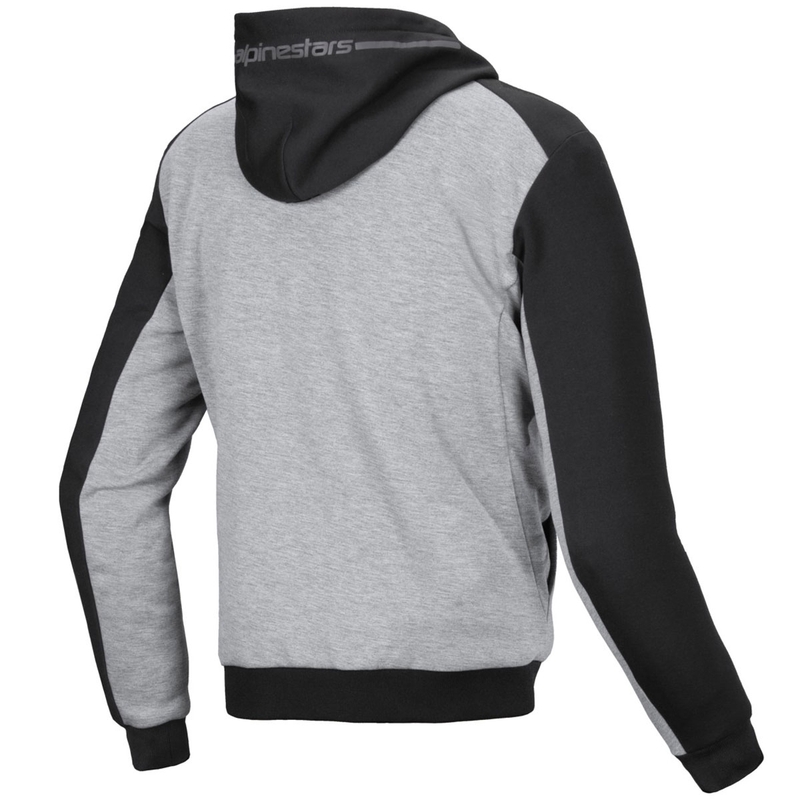 Mikina na motorku Alpinestars Chrome V2 Sport šedo-černo-modrá