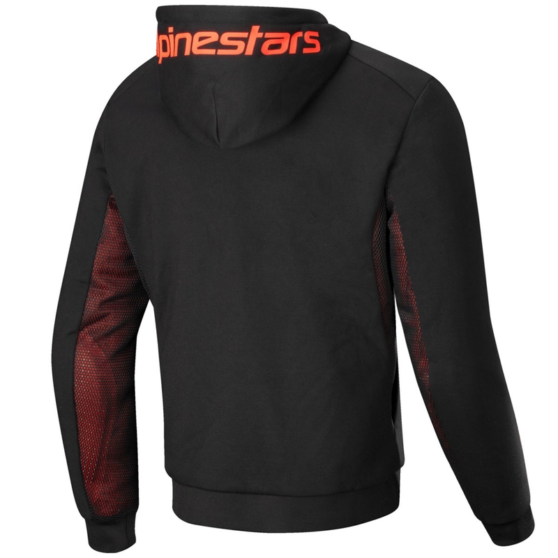Mikina na motorku Alpinestars Chrome Air Sport černo-červená