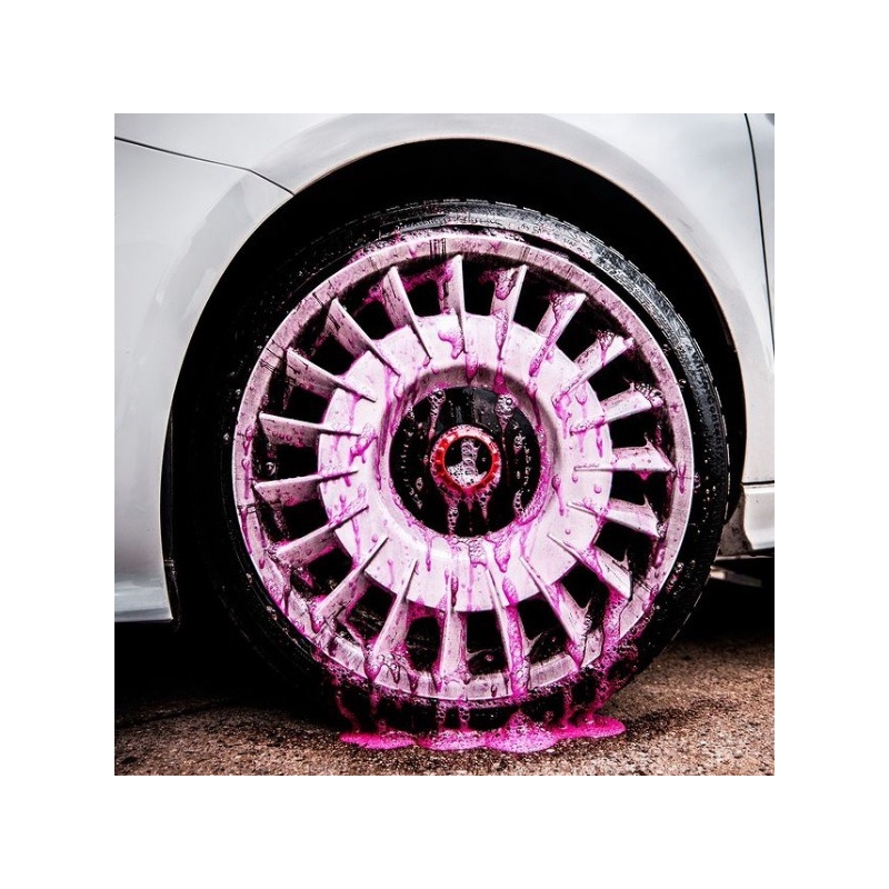 Gelový čistič ráfků kol s reakcí se železitými kontaminanty Dr. Wack High End Wheel Cleaner 750 ml