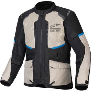 Bunda na motorku Alpinestars Andes Air Drystar černo-šedo zeleno-modrá