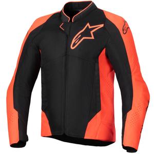Bunda na motorku Alpinestars Viper Air V4 fluo červeno-černá