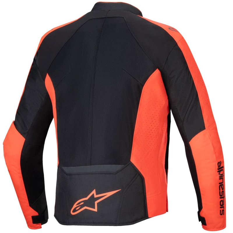 Bunda na motorku Alpinestars Viper Air V4 fluo červeno-černá