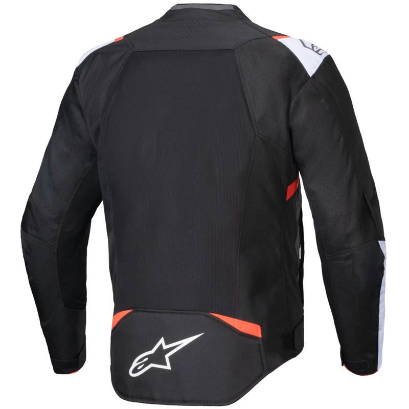 Bunda na motorku Alpinestars T-SPS Air V2 černo-bílo-fluo červená