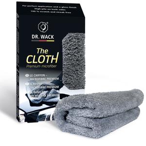 Hustá prémiová utěrka na finální rozleštění Dr. Wack The Cloth šedá