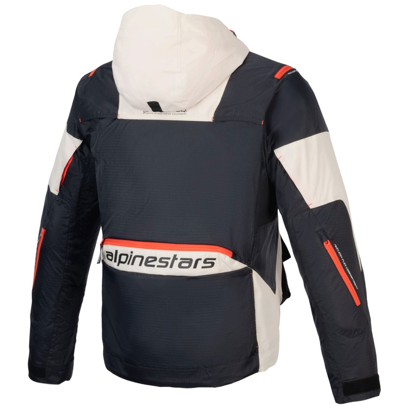 Bunda na motorku Alpinestars MOGRESS AIR černo-mandlovo-oranžová