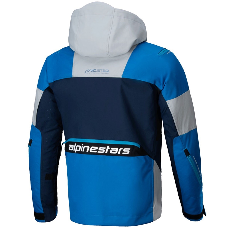 Bunda na motorku Alpinestars MOGRESS AIR modro-tmavě modro-šedá