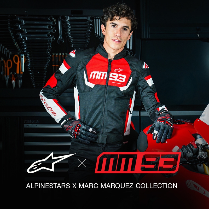 Bunda na motorku Alpinestars T-SPS Air V2 MM93 kolekce červeno-černo-bílá