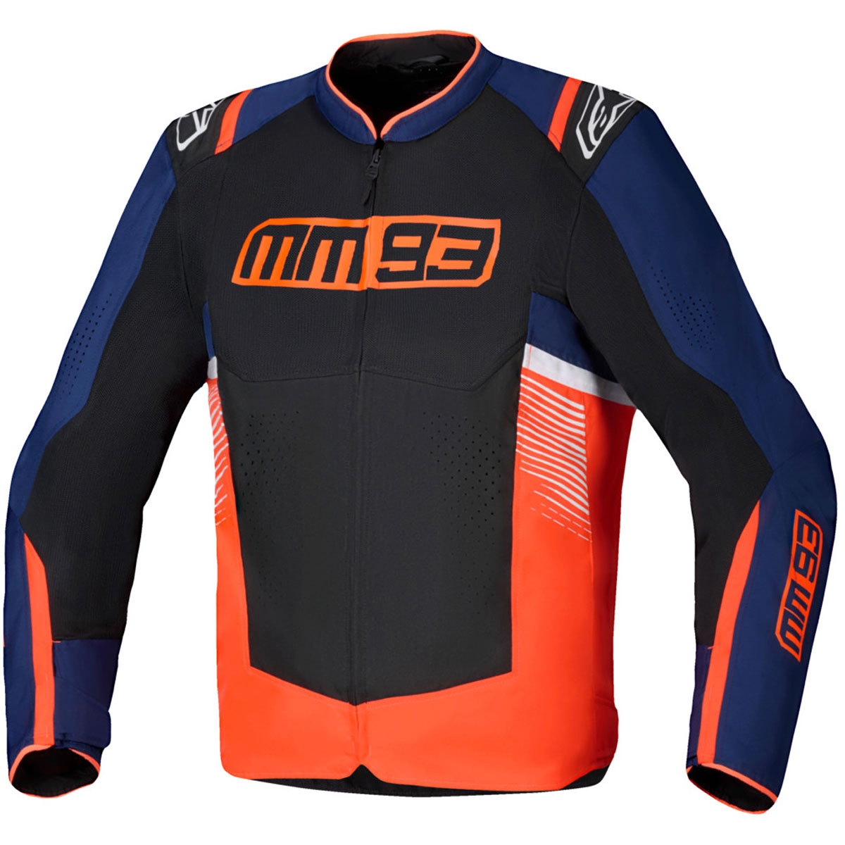 Bunda na motorku Alpinestars T-SPS Air V2 MM93 kolekce fluo červeno-modro-černo-bílá Velikost: S
