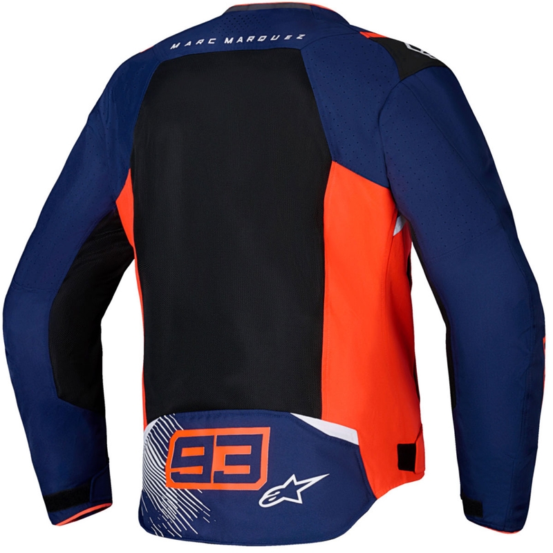 Bunda na motorku Alpinestars T-SPS Air V2 MM93 kolekce fluo červeno-modro-černo-bílá