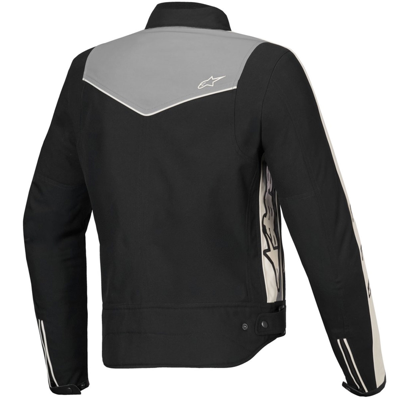Dámská bunda na motorku Alpinestars Stella T-Dyno Water Resistant černo-tmavě šedo-šedo-béžová
