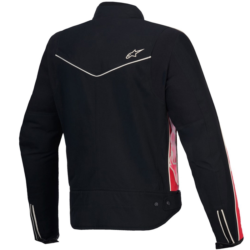 Dámská bunda na motorku Alpinestars Stella T-Dyno Water Resistant černo-červeno-růžová
