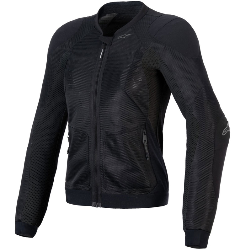 Dámská bunda na motorku Alpinestars STELLA TROOP-AIR černo-černá