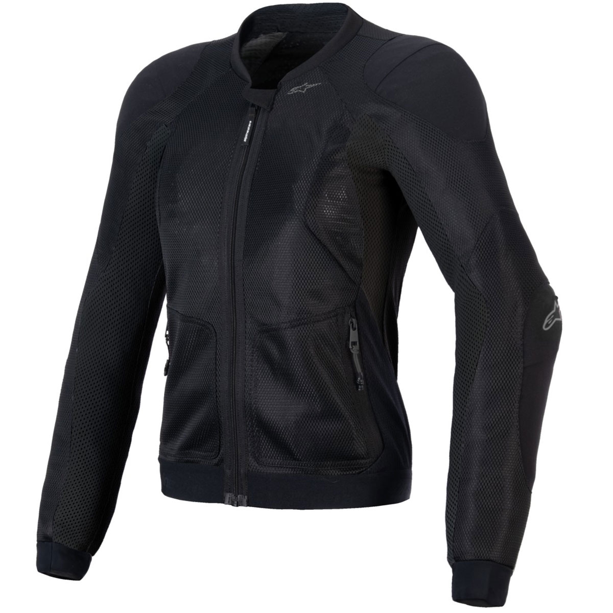 Dámská bunda na motorku Alpinestars STELLA TROOP-AIR černo-černá Velikost: XS