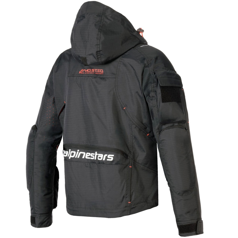 Dámská bunda na motorku Alpinestars MOLLY AIR černo-fluo korálová