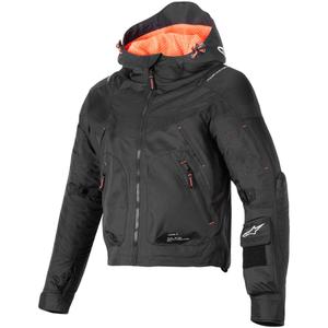 Dámská bunda na motorku Alpinestars MOLLY AIR černo-fluo korálová