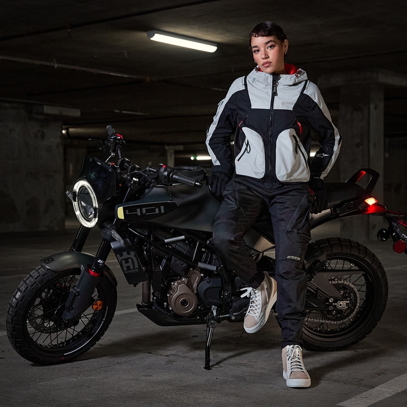 Dámská bunda na motorku Alpinestars MOLLY AIR černo-mandlová