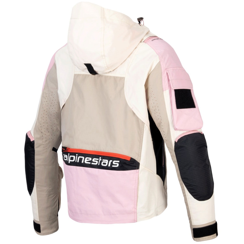 Dámská bunda na motorku Alpinestars MOLLY AIR pískovo-růžovo-mandlová