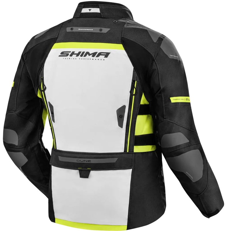 Bunda na motorku Shima Dune fluo žlutá