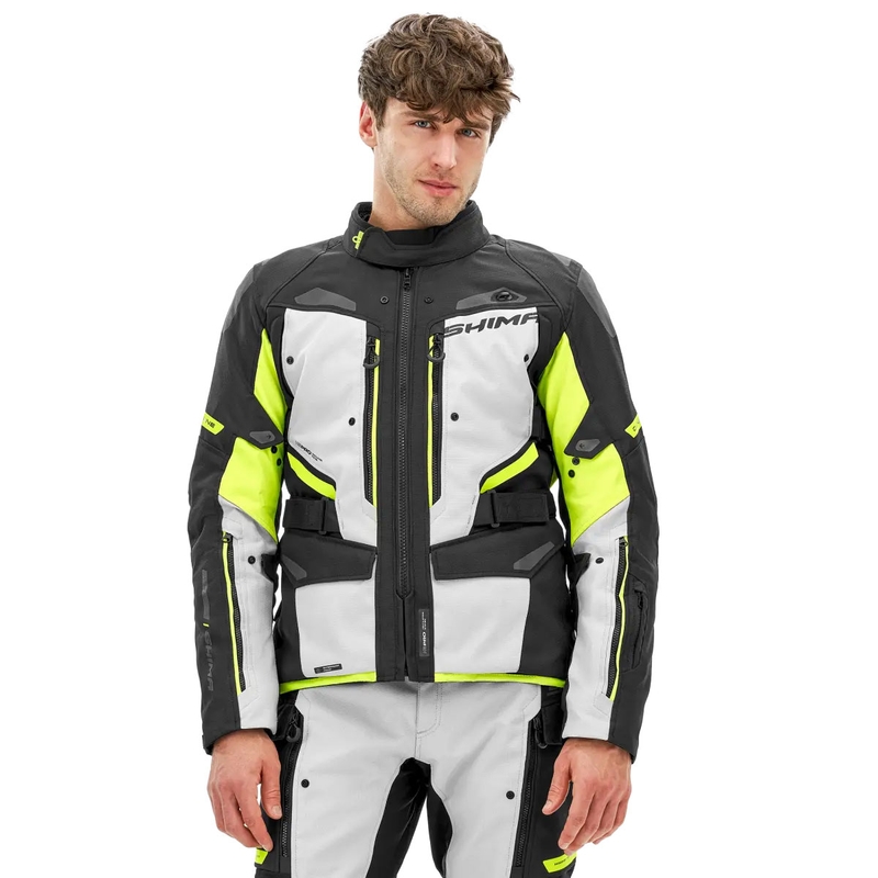 Bunda na motorku Shima Dune fluo žlutá