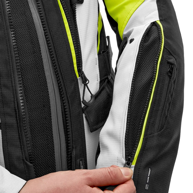 Bunda na motorku Shima Dune fluo žlutá