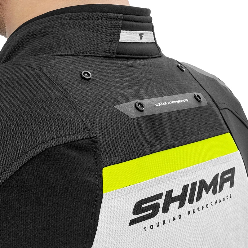 Bunda na motorku Shima Dune fluo žlutá