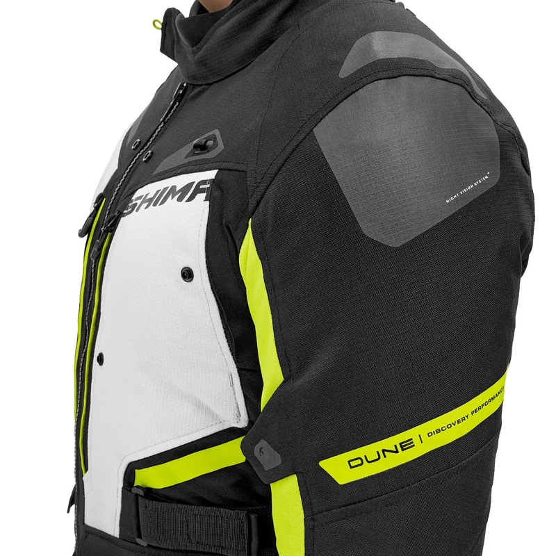 Bunda na motorku Shima Dune fluo žlutá