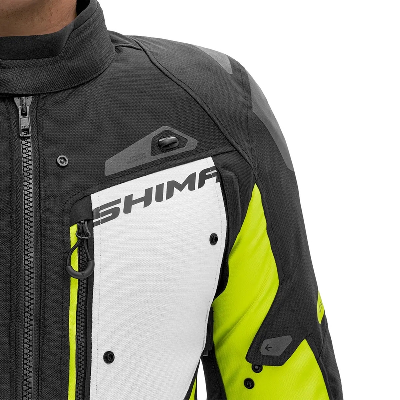 Bunda na motorku Shima Dune fluo žlutá