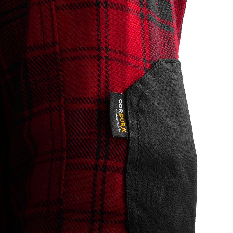 Košile na motorku Rebelhorn Shifter černo-červená