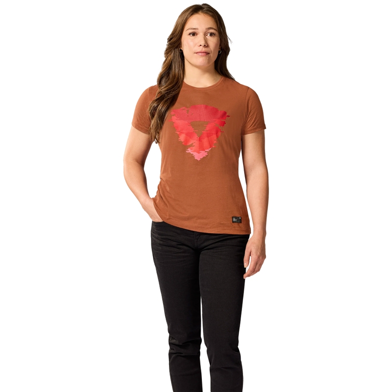 Dámské tričko Revit Heather červené