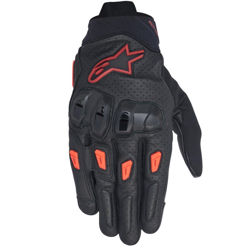 Rukavice na motorku Alpinestars SP X 7 černo-tmavě červeno-červené