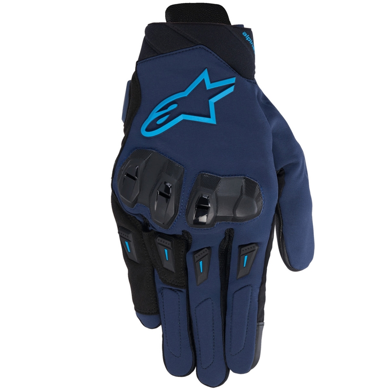 Rukavice na motorku Alpinestars SP X 3 tmavě modro-světle modré