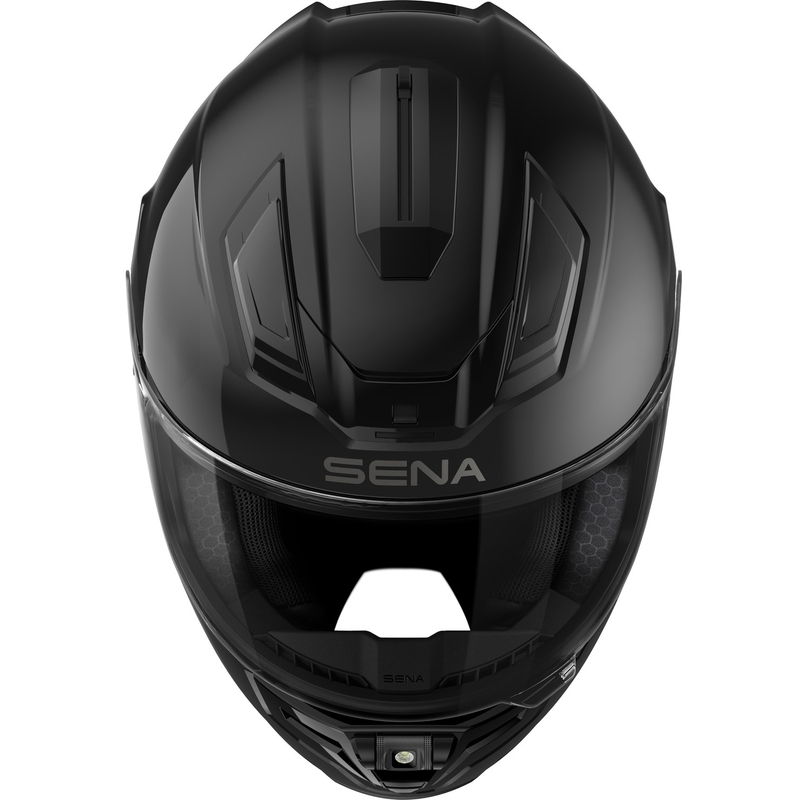 Integrální helma na motorku SENA s headsetem Phantom černá