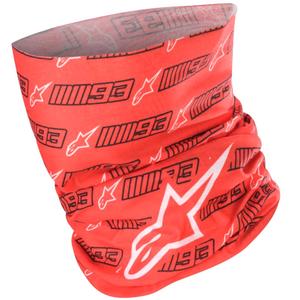 Nákrčník Alpinestars MM93 kolekce červeno-černo-bílý