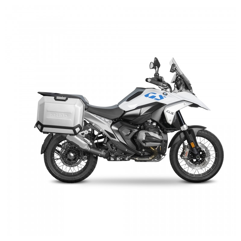 Kompletní sada bočních hliníkových kufrů SHAD TERRA 36L/47L, včetně montážní sady SHAD BMW R 1300 GS