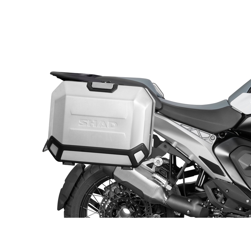 Kompletní sada bočních hliníkových kufrů SHAD TERRA 36L/47L, včetně montážní sady SHAD BMW R 1300 GS