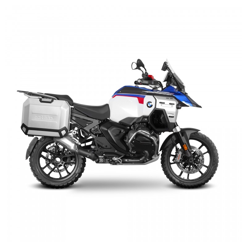 Kompletní sada bočních hliníkových kufrů SHAD TERRA 36L/47L, včetně montážní sady SHAD BMW R 1300 GS Adventure