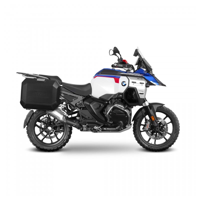 Kompletní sada bočních hliníkových kufrů SHAD TERRA 36L/47L, včetně montážní sady SHAD BMW R 1300 GS Adventure