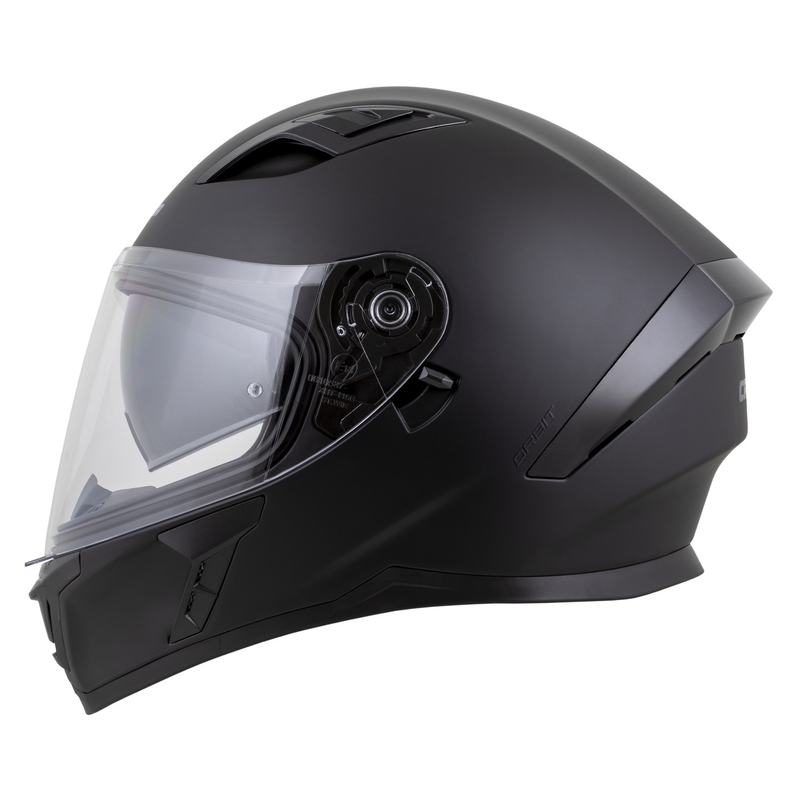 Integrální helma na motorku Cassida Orbit Solid matná černo-černá