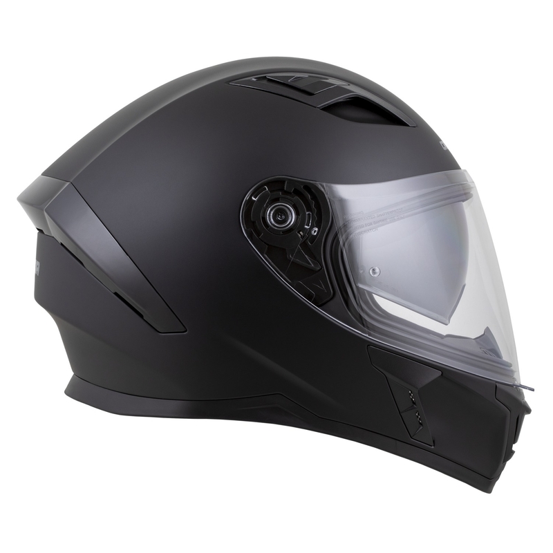 Integrální helma na motorku Cassida Orbit Solid matná černo-černá