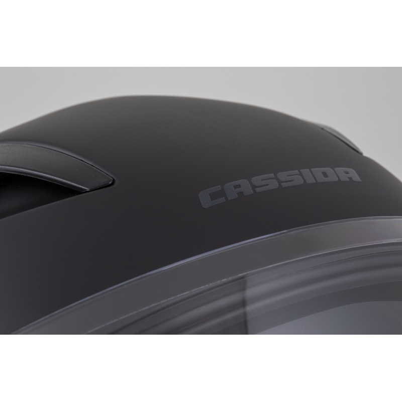 Integrální helma na motorku Cassida Orbit Solid matná černo-černá
